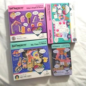: Bundle of 4 The Influencer initiative creative imagination wooden play sets
